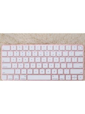 **Apple Magic Keyboard Touch ID + Magic Mouse Pink Bundle NEW**